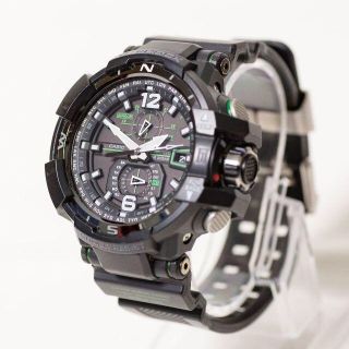 ジーショック(G-SHOCK)のG-SHOCK スカイコックピット ソーラー電波時計 GW-A1100-1A3J(腕時計(アナログ))