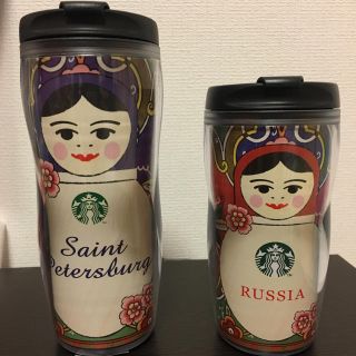 スターバックスコーヒー(Starbucks Coffee)のバラ売り可♡スタバ ロシア限定 タンブラー 2点(タンブラー)