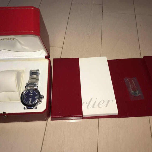 Cartier(カルティエ)のカルティエ  パシャ ネイビー  メンズ 腕時計 メンズの時計(腕時計(アナログ))の商品写真