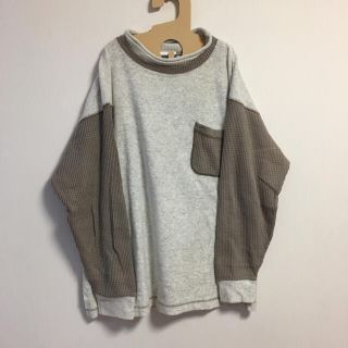 サンタモニカ(Santa Monica)のused clothing  タオル生地ポケットロングT 古着 ヴィンテージ(カットソー(長袖/七分))