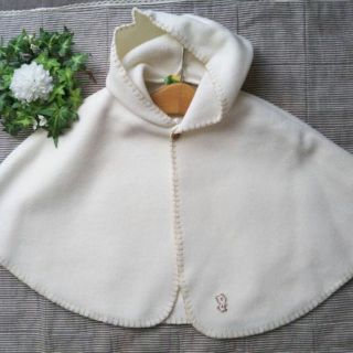 エニィファム(anyFAM)の美品✨可愛いフリースポンチョ♡*80㎝♡any FAM オンワード樫山♡男女兼用(その他)