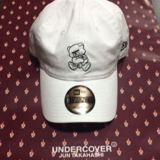 アンダーカバー(UNDERCOVER)のアンダーカバー ニューエラ コラボ キャップ 白(キャップ)