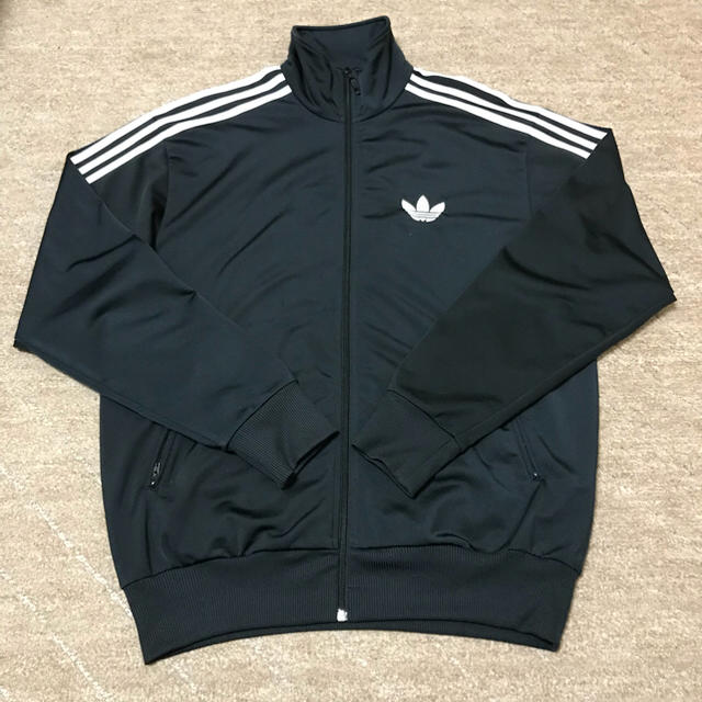 adidas(アディダス)の90s adidas トラックトップ ジャージ 黒 白 古着 ATP USA メンズのトップス(ジャージ)の商品写真