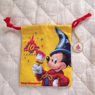 ディズニー(Disney)のミッキー巾着(ポーチ)