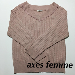 アクシーズファム(axes femme)のaxes femme(カットソー(長袖/七分))