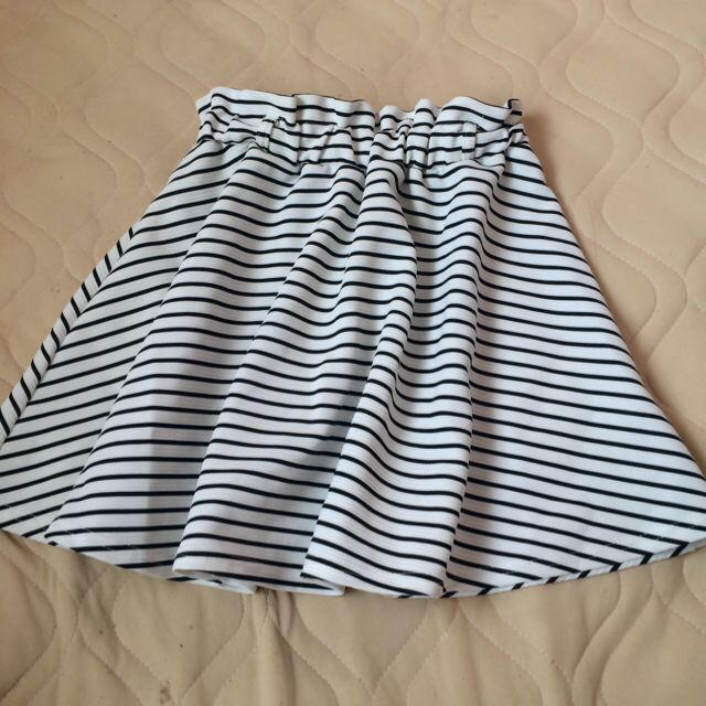 ボーダー♡フレアスカート レディースのスカート(ミニスカート)の商品写真