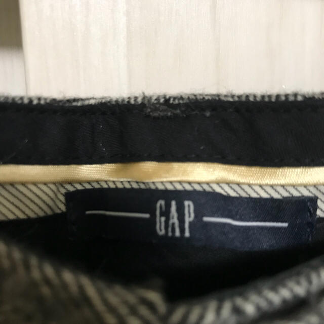 GAP(ギャップ)のGAP ウール  ワイドパンツ  ダークグレー L 〜XL レディースのパンツ(カジュアルパンツ)の商品写真