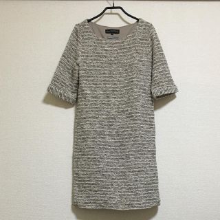 ユナイテッドアローズグリーンレーベルリラクシング(UNITED ARROWS green label relaxing)のGreen Label Relaxing ツイードワンピース(ひざ丈ワンピース)