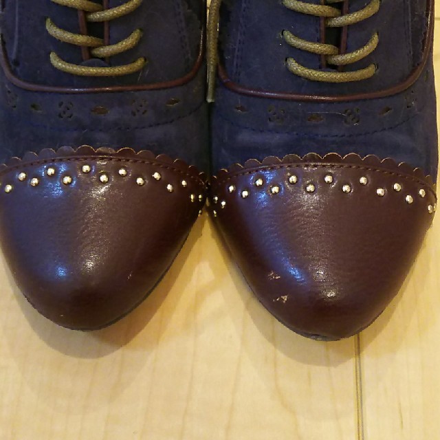 axes femme(アクシーズファム)の【紫様専用】axes femme オックスフォード 靴 パンプス レディースの靴/シューズ(ハイヒール/パンプス)の商品写真