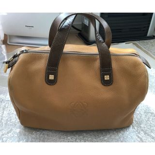 ロエベ(LOEWE)のLOEWE ロエベ 革ボストンバッグ ブラウン(ボストンバッグ)