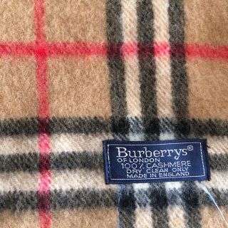 バーバリー(BURBERRY)の【最終値下げ】バーバリー チェックマフラー カシミア(マフラー/ショール)