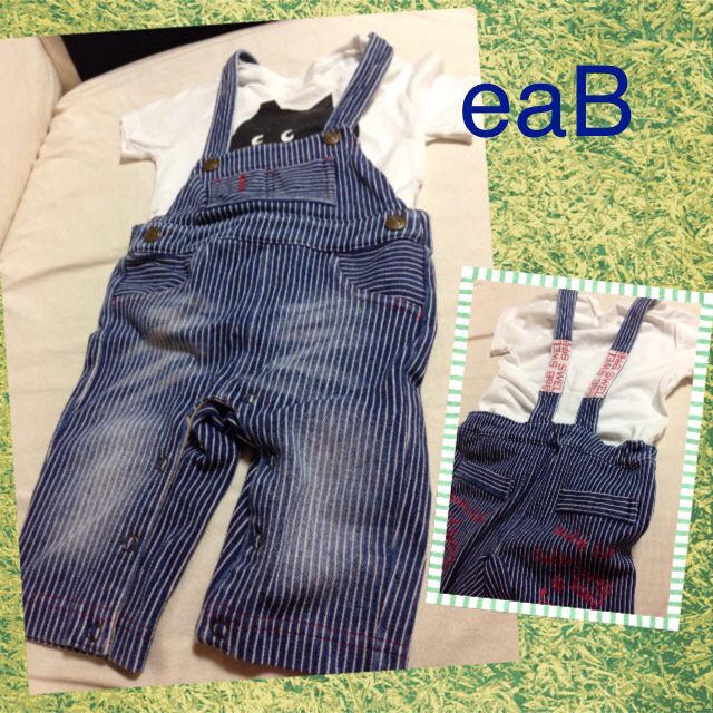 e.a.B(エーアーベー)のeaB＊サロペット80 キッズ/ベビー/マタニティのベビー服(~85cm)(パンツ)の商品写真