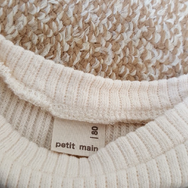 petit main(プティマイン)の美品★petit main キャミトップス　80 キッズ/ベビー/マタニティのベビー服(~85cm)(シャツ/カットソー)の商品写真