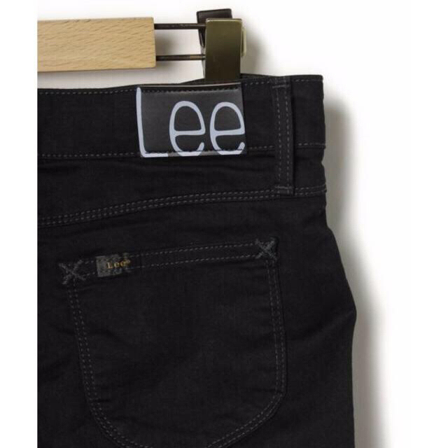 Lee(リー)の☆送料無料☆Lee カットオフ スキニーデニムパンツ ブラック レディースのパンツ(スキニーパンツ)の商品写真