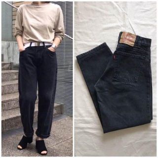 Levi's - USA製 90sビンテージ リーバイス550 ハイウエストブラック