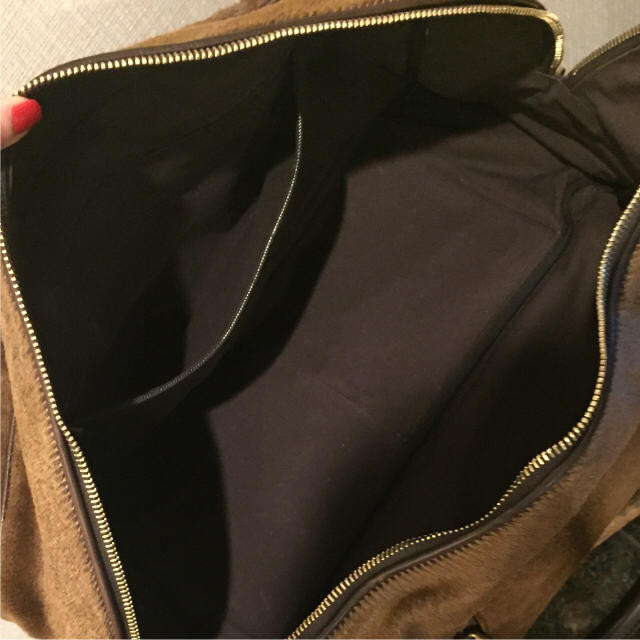 Yves Saint Laurent Beaute(イヴサンローランボーテ)のイヴサンローラン 美品茶色 ブラウンボストンバッグ 鞄 ユニセックス レア 人気 レディースのバッグ(ボストンバッグ)の商品写真