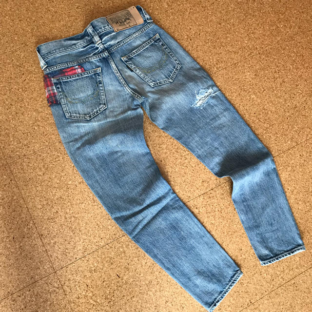 新品★RODEOCROWNSパッチワーククラッシュデニム