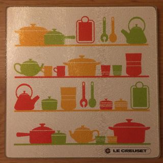 ルクルーゼ(LE CREUSET)のル・クルーゼ ガラスキッチンプレート 非売品(調理道具/製菓道具)