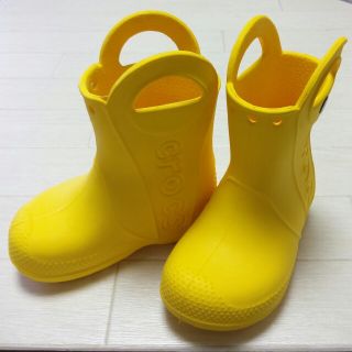 クロックス(crocs)のクロックス crocs 長靴 C7 サイズ ( 約15cm ) 安全カラー(長靴/レインシューズ)