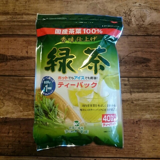 【未使用】緑茶ティーパック 食品/飲料/酒の飲料(茶)の商品写真