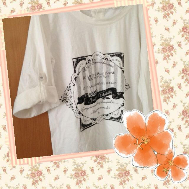 MELROSE(メルローズ)の＊ゆったりめＴシャツ＊ レディースのトップス(Tシャツ(長袖/七分))の商品写真