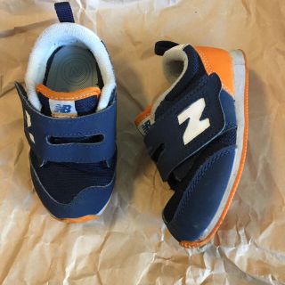 ニューバランス(New Balance)のニューバランス 14.5 ネイビー オレンジ(スニーカー)