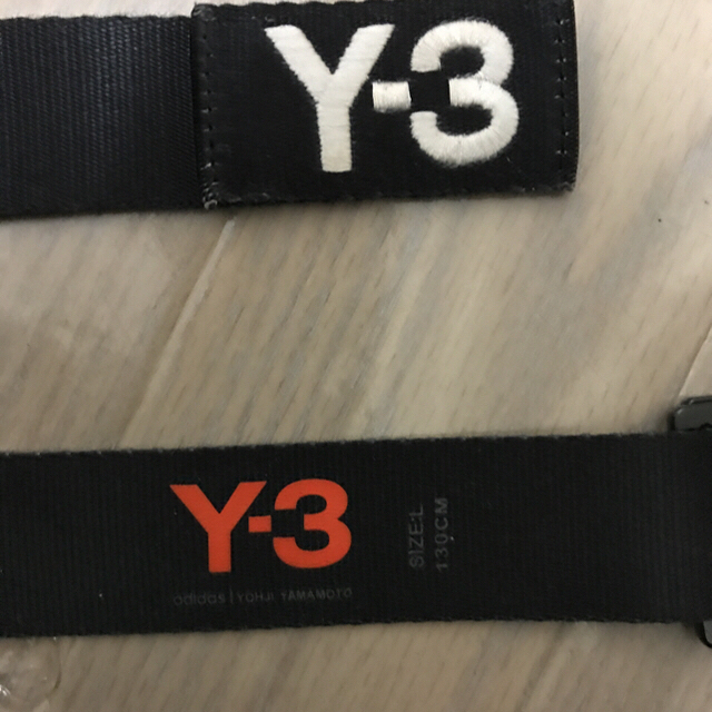 Y-3(ワイスリー)の最終値下げ送料込み‼︎Y-3 ストライプベルト メンズのファッション小物(ベルト)の商品写真