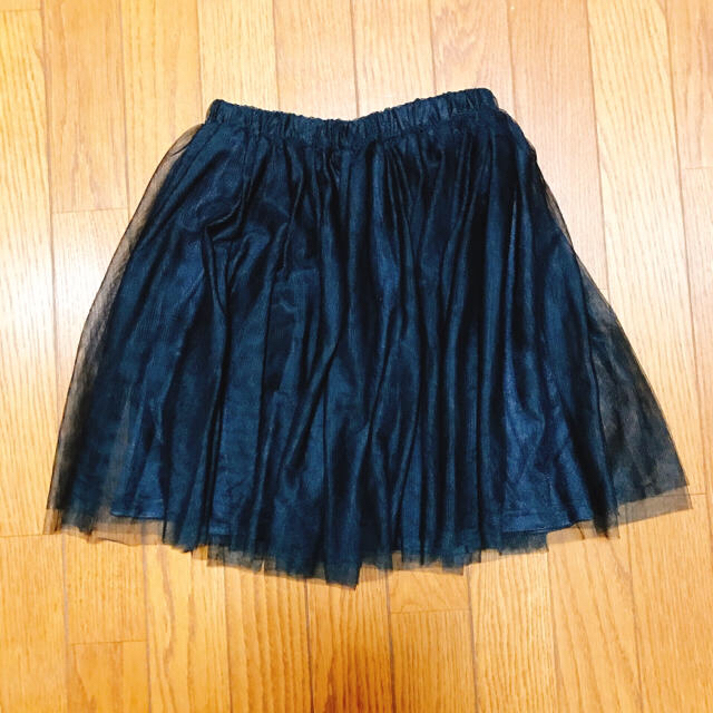 神戸レタス(コウベレタス)のチュールスカート 黒 レディースのスカート(ミニスカート)の商品写真