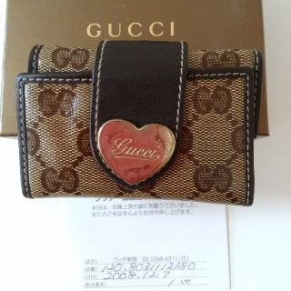 グッチ(Gucci)のミッキー★お早めに★様専用　GUCCIｷｰｹｰｽ　【破損あり・使用感あり】(キーケース)