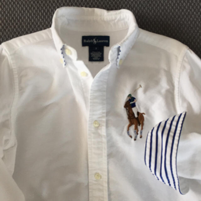 Ralph Lauren(ラルフローレン)のラルフローレン 長袖シャツ 7 130 キッズ/ベビー/マタニティのキッズ服男の子用(90cm~)(ブラウス)の商品写真