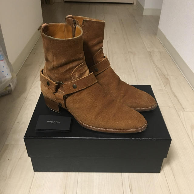 愛用 Saint 最終値下げ リングブーツ paris laurent saint - Laurent