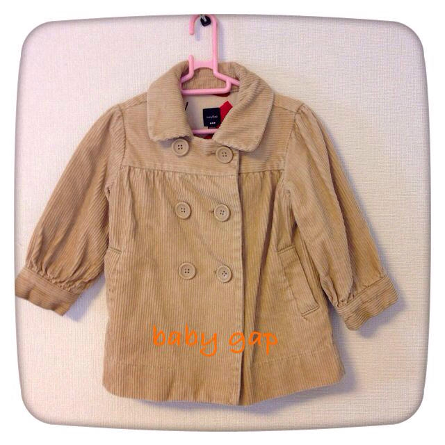 babyGAP(ベビーギャップ)の♡gap♡コーデュロイコート キッズ/ベビー/マタニティのキッズ服女の子用(90cm~)(その他)の商品写真