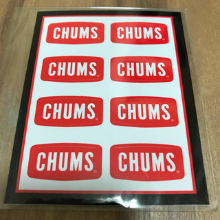 チャムス(CHUMS)のchums ロゴ ミニステッカー切り取り4枚 パタゴニア white(その他)