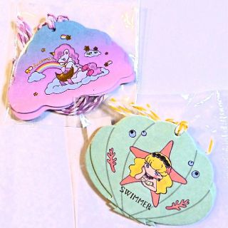 スイマー(SWIMMER)のSWIMMER キラキラ ミニメッセージタグ 3枚×2セット(カード/レター/ラッピング)