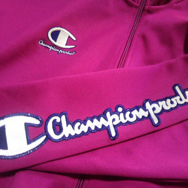 Champion(チャンピオン)のチャンピオン Ｌサイズ ジャージ champion 古着系 原宿系 ハデ 派手 メンズのトップス(ジャージ)の商品写真