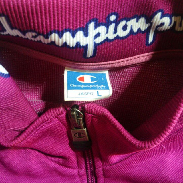 Champion(チャンピオン)のチャンピオン Ｌサイズ ジャージ champion 古着系 原宿系 ハデ 派手 メンズのトップス(ジャージ)の商品写真