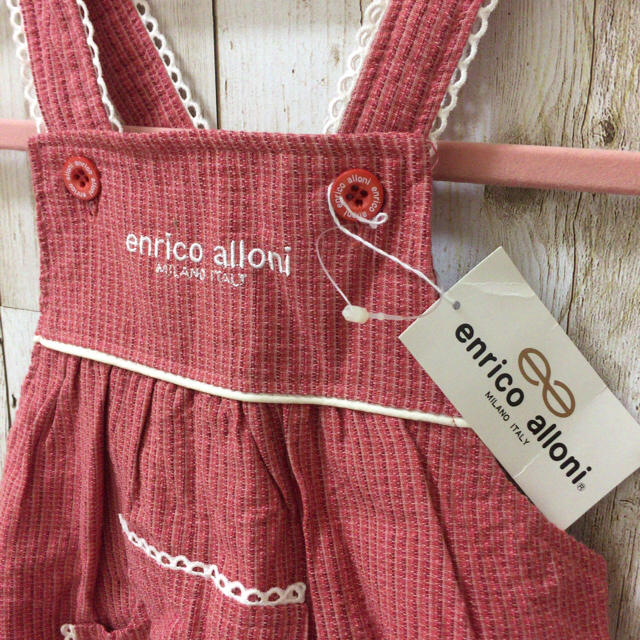 ★新品 enrico alloni ロンパース 95★ キッズ/ベビー/マタニティのキッズ服女の子用(90cm~)(ワンピース)の商品写真