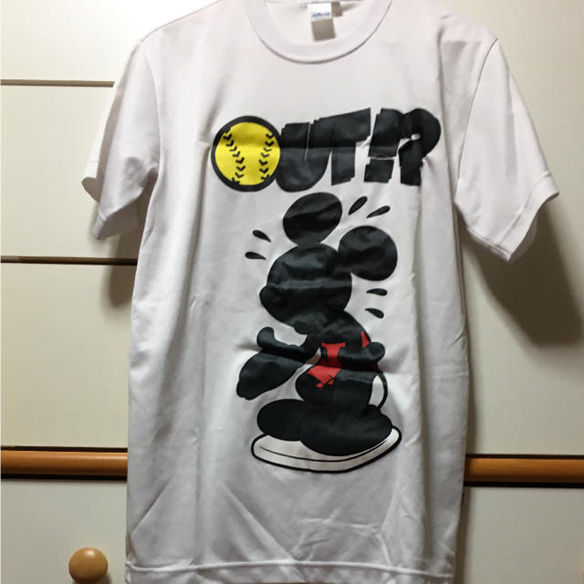 Disney(ディズニー)の野球 ミッキー Ｔシャツ スポーツ/アウトドアの野球(ウェア)の商品写真