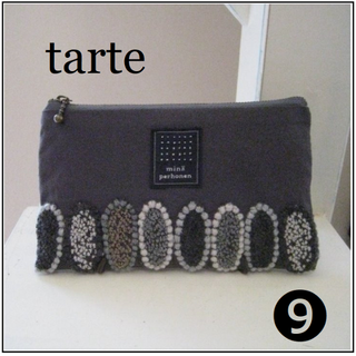 ミナペルホネン(mina perhonen)の【専用❾】tarte∞gray mix◆ポーチ(ポーチ)