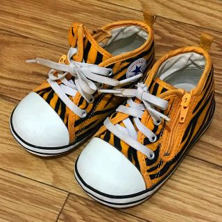 コンバース(CONVERSE)のコンバース 14cm アニマル柄 ハイカット(スニーカー)