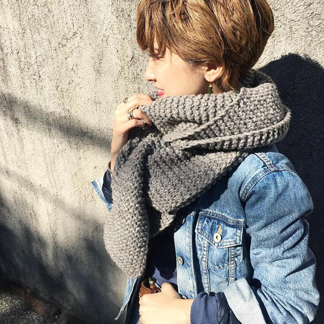 TODAYFUL Alpaca Knit Muffler