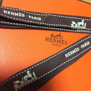 Hermes - エルメス リボン ラッピング・リメイクに の通販｜ラクマ