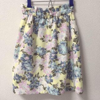 プロポーションボディドレッシング(PROPORTION BODY DRESSING)のPROPORTION ❁ 花柄スカート(ミニスカート)