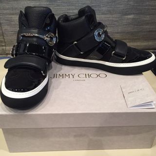 ジミーチュウ(JIMMY CHOO)のJIMMY CHOO  Barclay ハイカットスニーカー サイズ41(スニーカー)