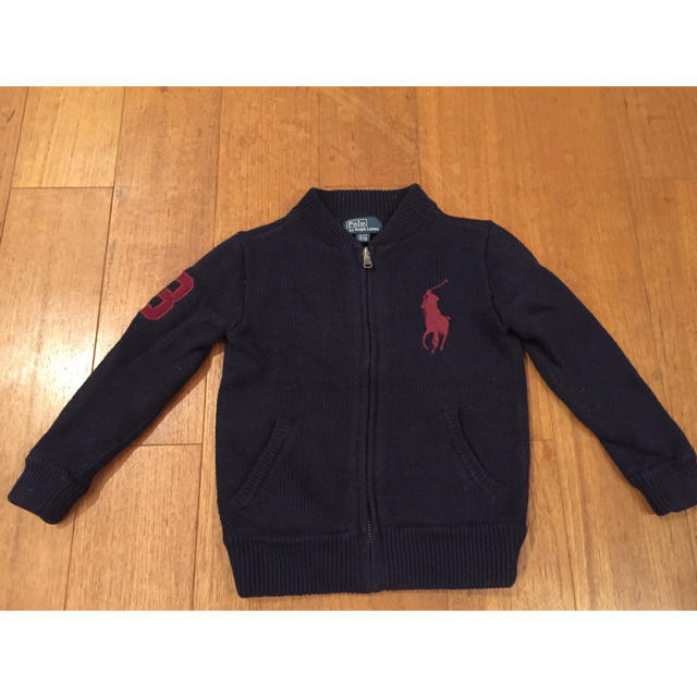 POLO RALPH LAUREN(ポロラルフローレン)のラルフローレン ジップアップカーディガン キッズ/ベビー/マタニティのキッズ服男の子用(90cm~)(カーディガン)の商品写真