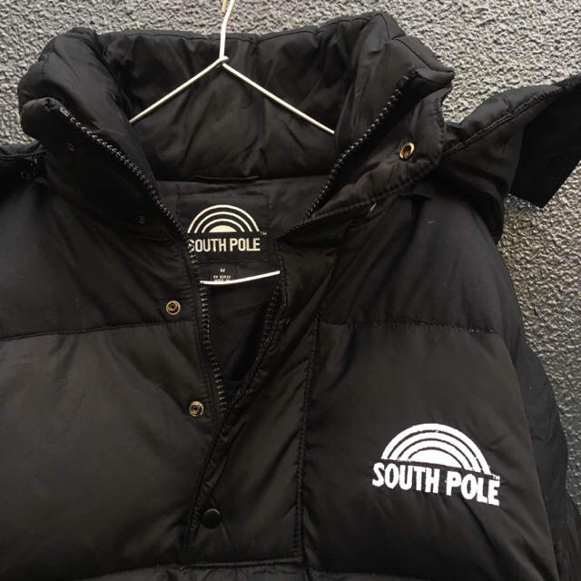 00’s South Pole ハーフスナップ ロングダウンジャケット
