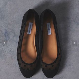 ユナイテッドアローズ(UNITED ARROWS)のユナイテッドアローズ ドットバレエシューズ 新品 今期 VERY掲載(バレエシューズ)