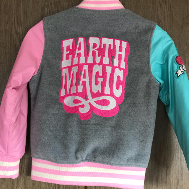 EARTHMAGIC(アースマジック)のアースマジック☆スタジャン 120cm キッズ/ベビー/マタニティのキッズ服女の子用(90cm~)(ジャケット/上着)の商品写真