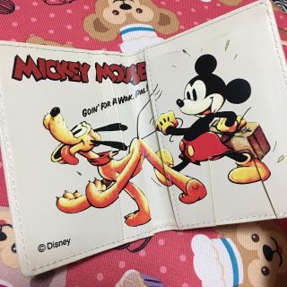 ディズニー(Disney)のディズニー ミッキー  プルート パスケース(キャラクターグッズ)