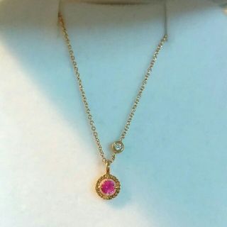 スタージュエリー(STAR JEWELRY)のSTAR JEWELRY 美品 K18 ルビー(ネックレス)